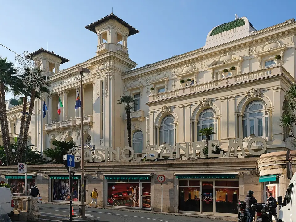 Blick auf Sanremo