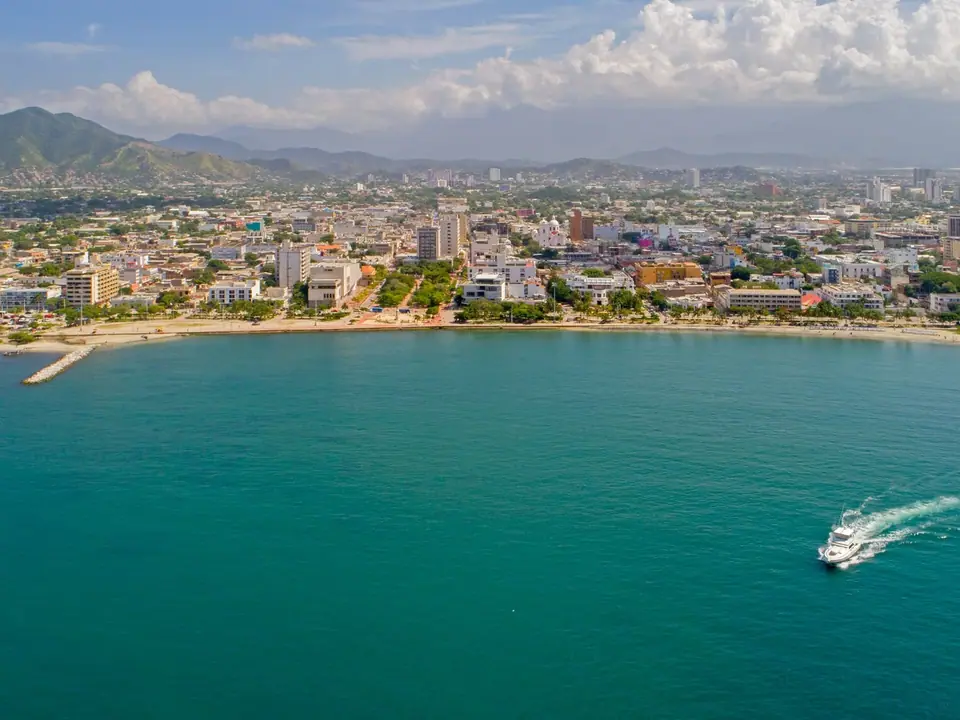 Blick auf Santa Marta