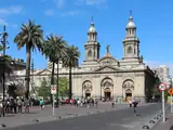 Blick auf Santiago de Chile