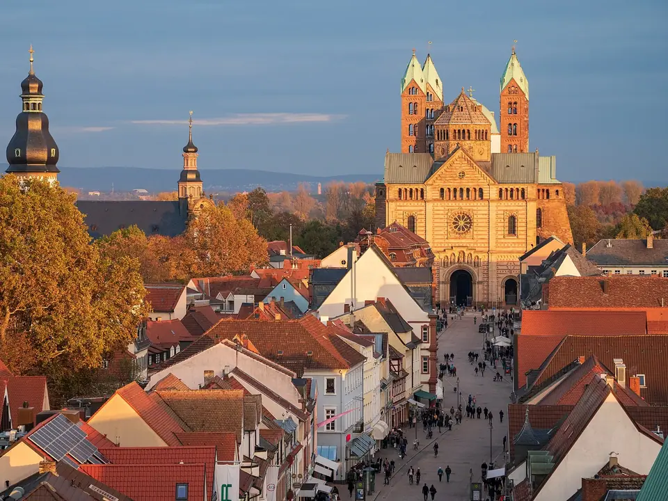 Blick auf Speyer