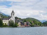 Blick auf St. Wolfgang im Salzkammergut
