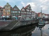 Blick auf Stade