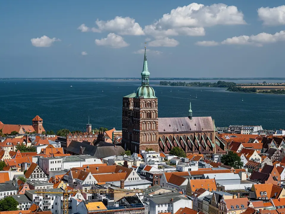 Blick auf Stralsund