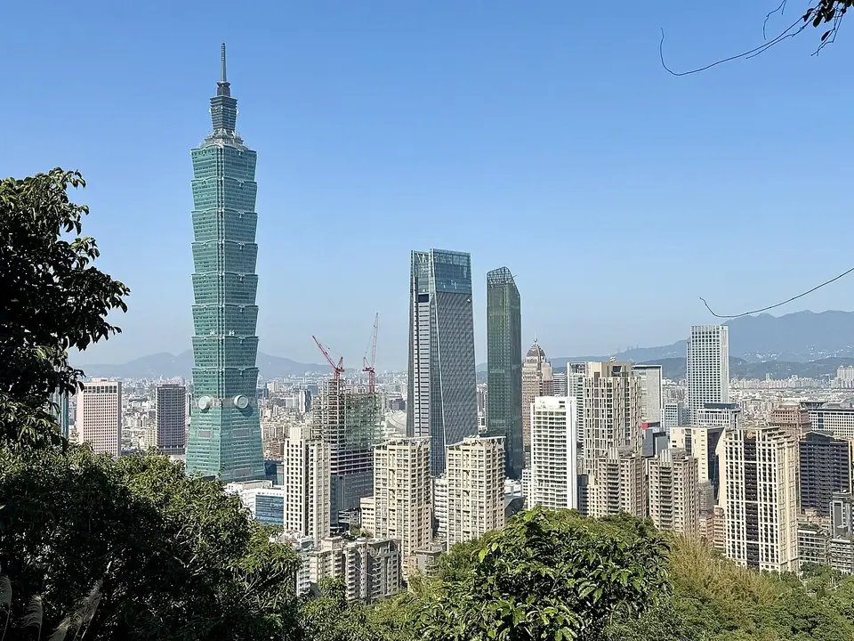 Blick auf Taipeh