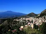 Blick auf Taormina