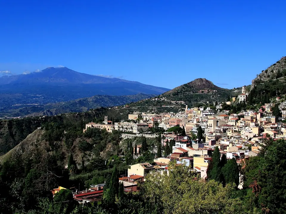 Blick auf Taormina