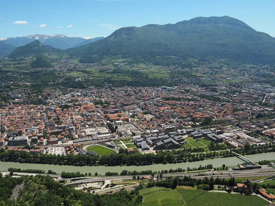 Blick auf Trient