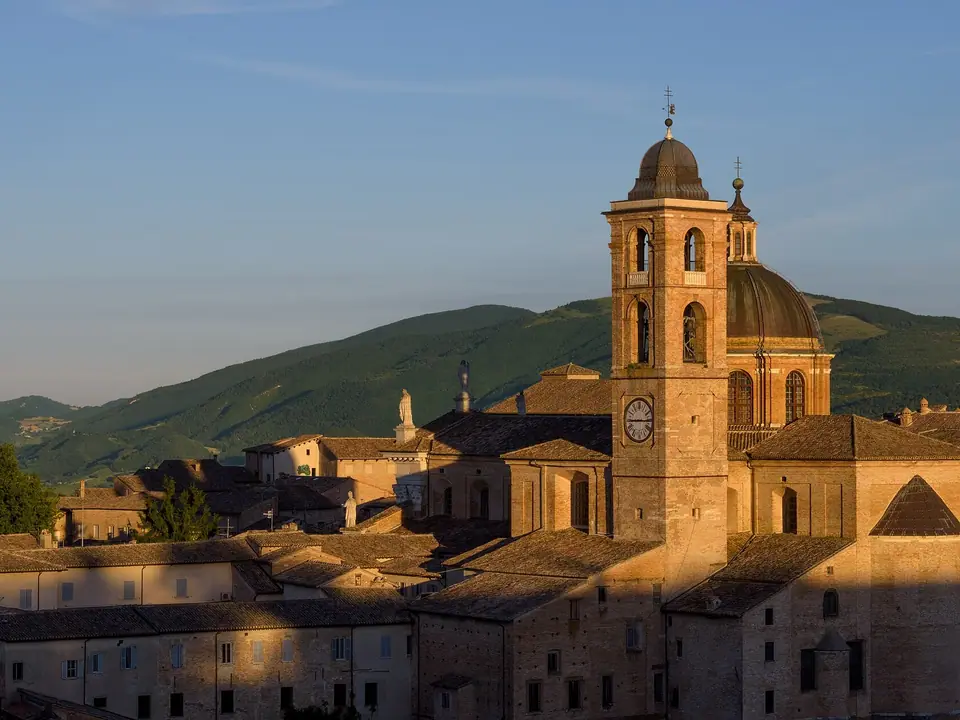 Blick auf Urbino
