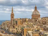 Blick auf Valletta