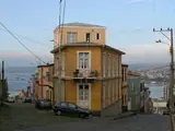 Blick auf Valparaíso