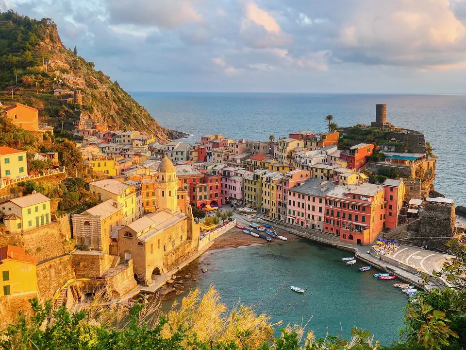 Blick auf Vernazza