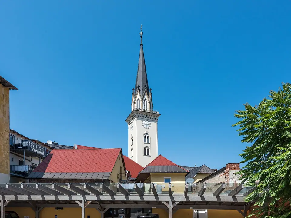 Blick auf Villach