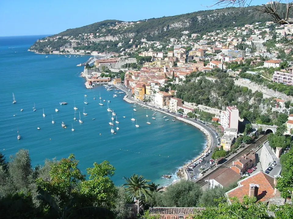 Blick auf Villefranche-sur-Mer