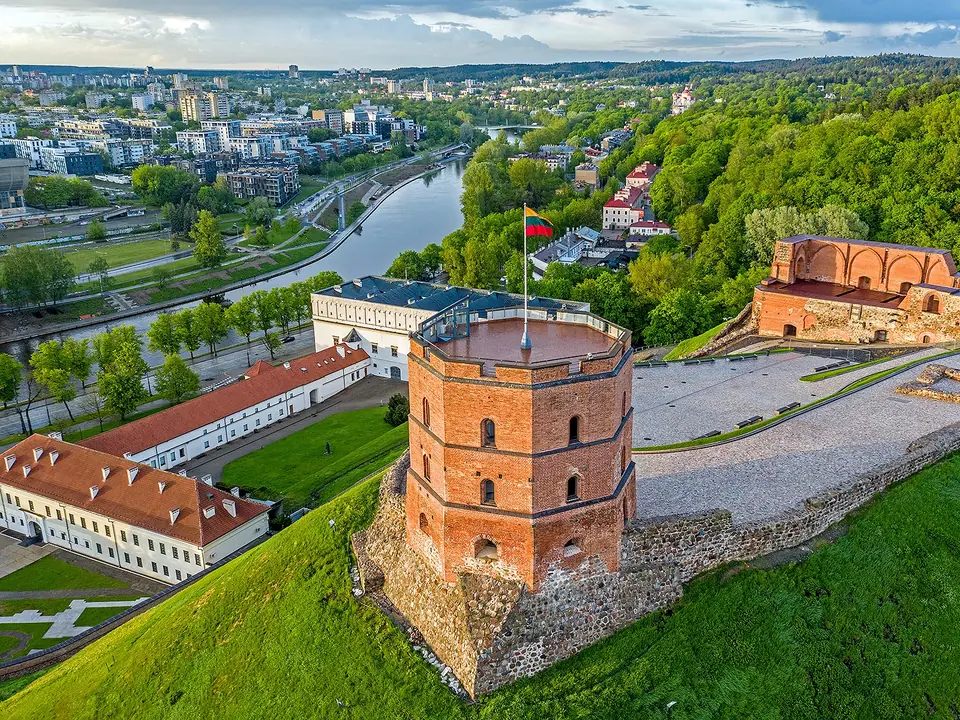 Blick auf Vilnius