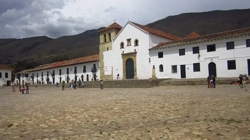 Iglesia Parroquial Nuestra Señora del Rosario in Villa de Leyva, stop 3 on the self-guided walking tour