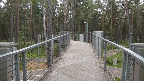 Dzintari-Waldpark in Jūrmala, Station 6 auf dem selbstgeführten Stadtrundgang