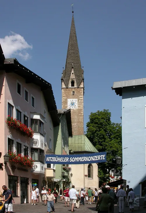 Vorderstadt and Hinterstadt in Kitzbühel, stop 1 on the self-guided walking tour