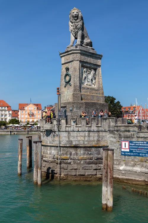 Bayerischer Löwe in Lindau, Station 7 auf dem selbstgeführten Stadtrundgang
