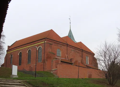 Kirche St. Johannes der Täufer in Marienburg, Station 4 auf dem selbstgeführten Stadtrundgang