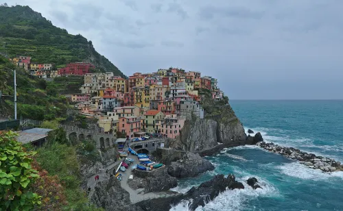 Manarola Viewpoint, Station 4 auf dem selbstgeführten Stadtrundgang