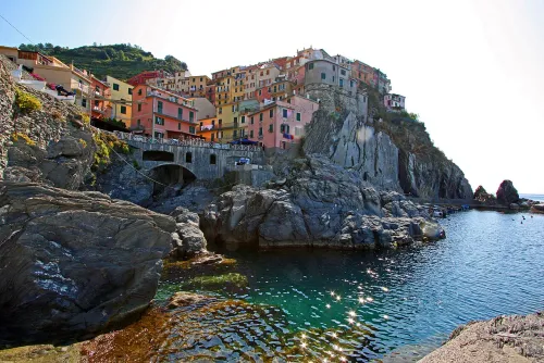 Punta Bonfiglio in Manarola, Station 3 auf dem selbstgeführten Stadtrundgang