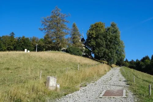 Calvaire de Megève, Station 4 auf dem selbstgeführten Stadtrundgang