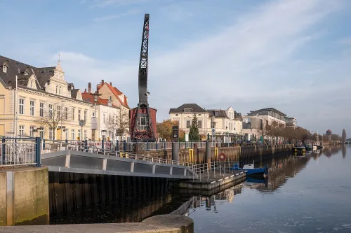 Alter Hafen in Oldenburg, Station 2 auf dem selbstgeführten Stadtrundgang