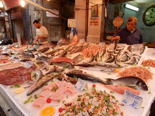 Mercato del Capo in Palermo, Station 10 auf dem selbstgeführten Stadtrundgang