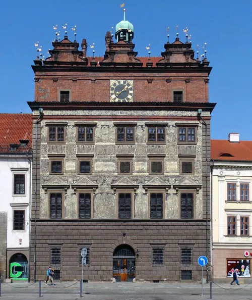 Rathaus von Pilsen, Station 3 auf dem selbstgeführten Stadtrundgang
