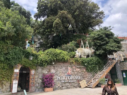 Museo del Parco in Portofino, Station 2 auf dem selbstgeführten Stadtrundgang
