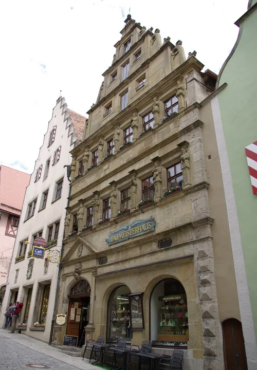 Baumeisterhaus in Rothenburg ob der Tauber, Station 6 auf dem selbstgeführten Stadtrundgang