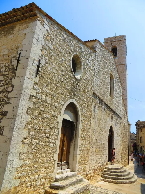 Collegiate Church of Saint-Paul in Saint-Paul-de-Vence, stop 2 on the self-guided walking tour