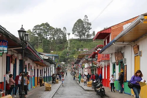 Calle Real in Salento, Station 2 auf dem selbstgeführten Stadtrundgang