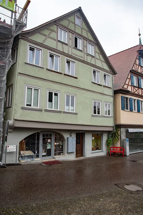 Mauerstraße in Schwäbisch Hall, Station 5 auf dem selbstgeführten Stadtrundgang