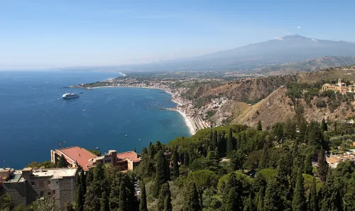 Belvedere di Via Pirandello in Taormina, Station 8 auf dem selbstgeführten Stadtrundgang