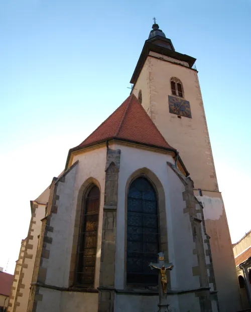 Kostel svatého Jakuba Staršího in Telč, Station 5 auf dem selbstgeführten Stadtrundgang