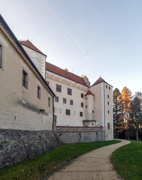 Schlosspark Telč, Station 6 auf dem selbstgeführten Stadtrundgang