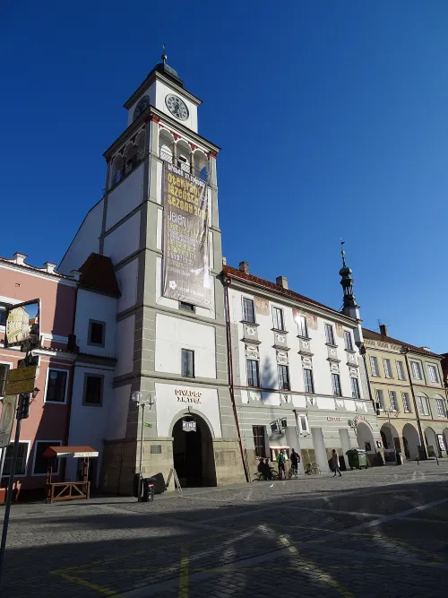 Museum and Gallery in the Old Town Hall in Třeboň, stop 2 on the self-guided walking tour