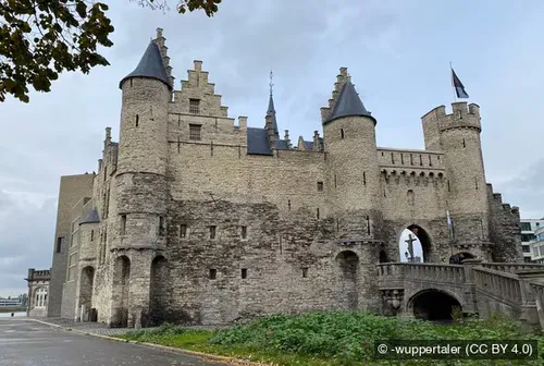 Het Steen in Antwerp, stop 15 on the self-guided walking tour