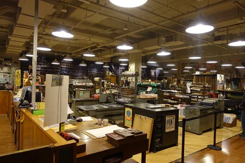 Hatch Show Print in Nashville, Station 11 auf dem selbstgeführten Stadtrundgang
