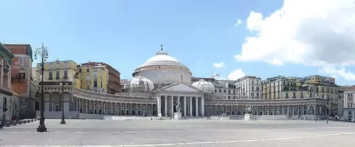 Piazza del Plebiscito in Naples, stop 2 on the self-guided walking tour