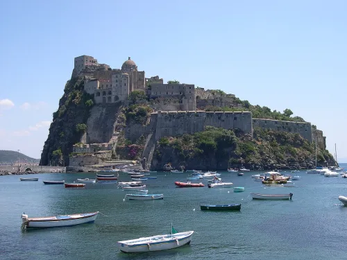 Castello aragonese in Ischia, Station 4 auf dem selbstgeführten Stadtrundgang