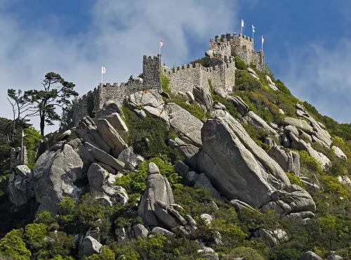 Castelo dos Mouros in Sintra, stop 3 on the self-guided walking tour