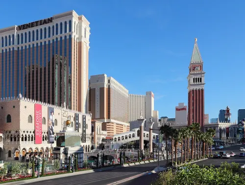 The Venetian Resort in Las Vegas, stop 7 on the self-guided walking tour
