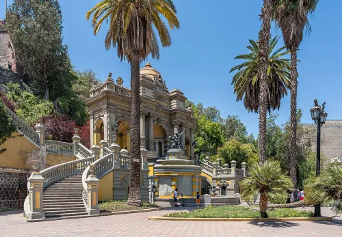 Cerro Santa Lucía in Santiago de Chile, stop 5 on the self-guided walking tour