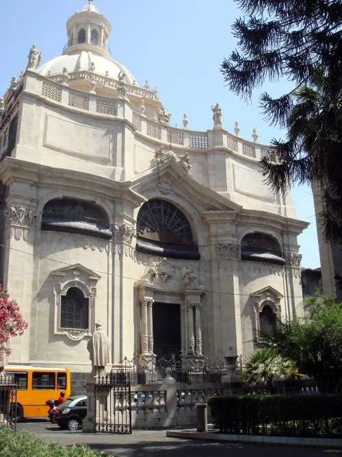 Kirche Badia di Sant'Agata in Catania, Station 3 auf dem selbstgeführten Stadtrundgang