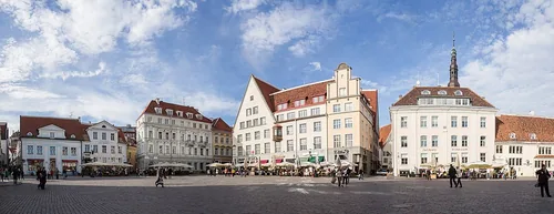 Town Hall Square in Tallinn, stop 10 on the self-guided walking tour