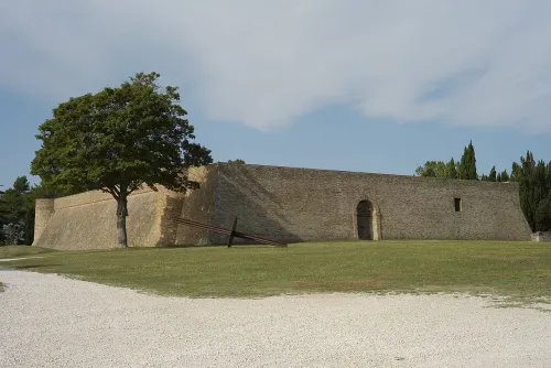 Fortezza Albornoz in Urbino, Station 1 auf dem selbstgeführten Stadtrundgang