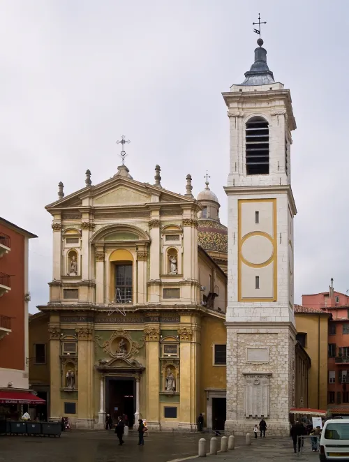 Cathédrale Sainte-Réparate in Nice, stop 3 on the self-guided walking tour