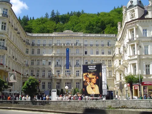 Grandhotel Pupp in Karlsbad, Station 6 auf dem selbstgeführten Stadtrundgang